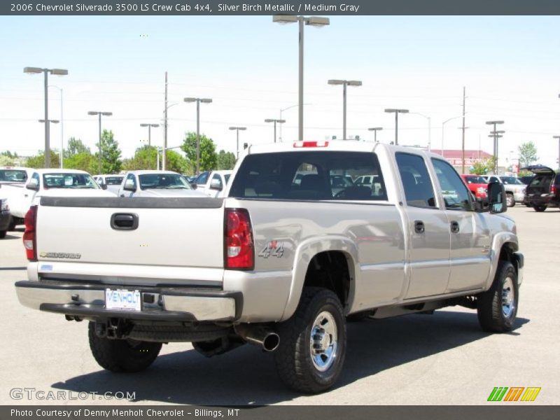 Silver Birch Metallic / Medium Gray 2006 Chevrolet Silverado 3500 LS Crew Cab 4x4