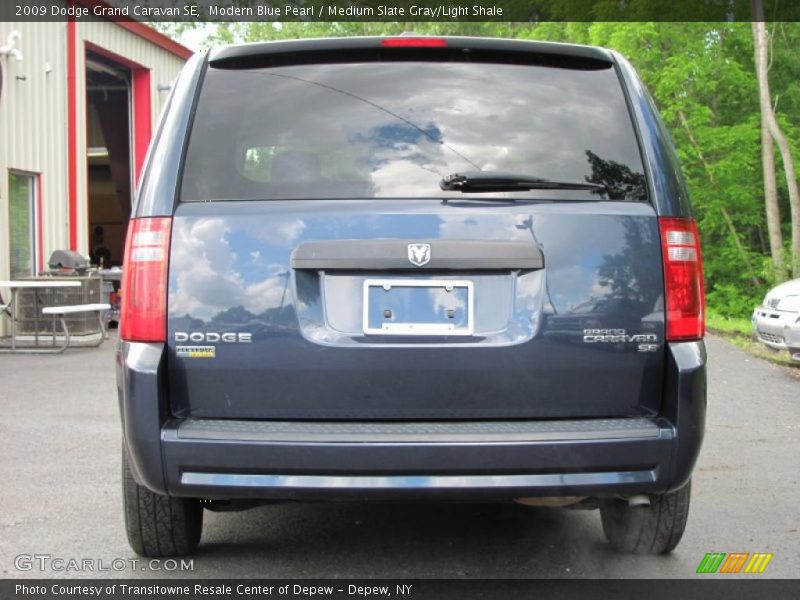 Modern Blue Pearl / Medium Slate Gray/Light Shale 2009 Dodge Grand Caravan SE