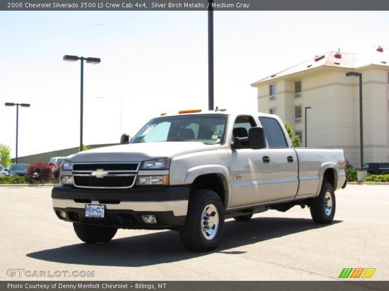 Silver Birch Metallic / Medium Gray 2006 Chevrolet Silverado 3500 LS Crew Cab 4x4