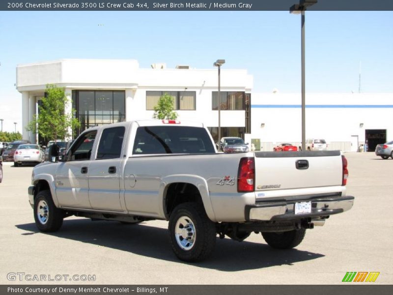 Silver Birch Metallic / Medium Gray 2006 Chevrolet Silverado 3500 LS Crew Cab 4x4