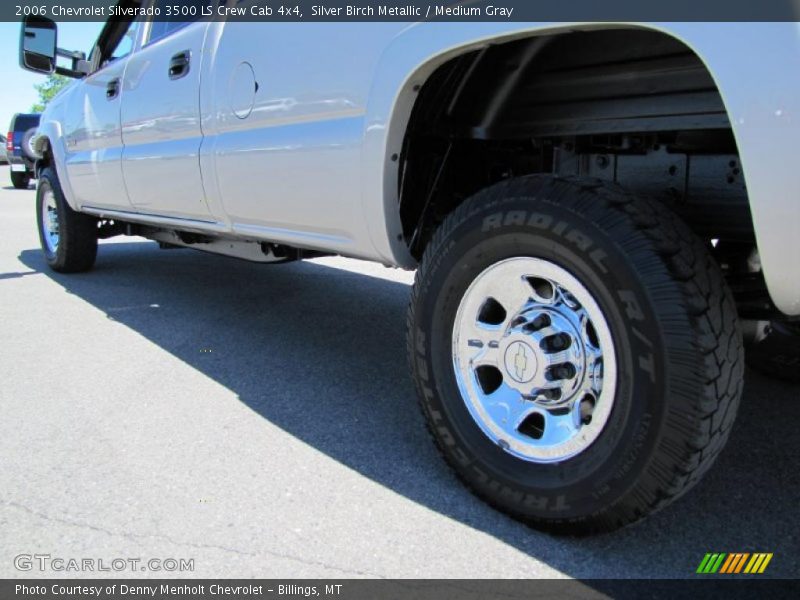 Silver Birch Metallic / Medium Gray 2006 Chevrolet Silverado 3500 LS Crew Cab 4x4