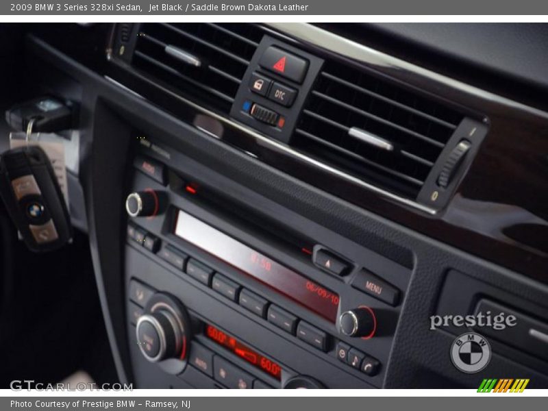 Jet Black / Saddle Brown Dakota Leather 2009 BMW 3 Series 328xi Sedan