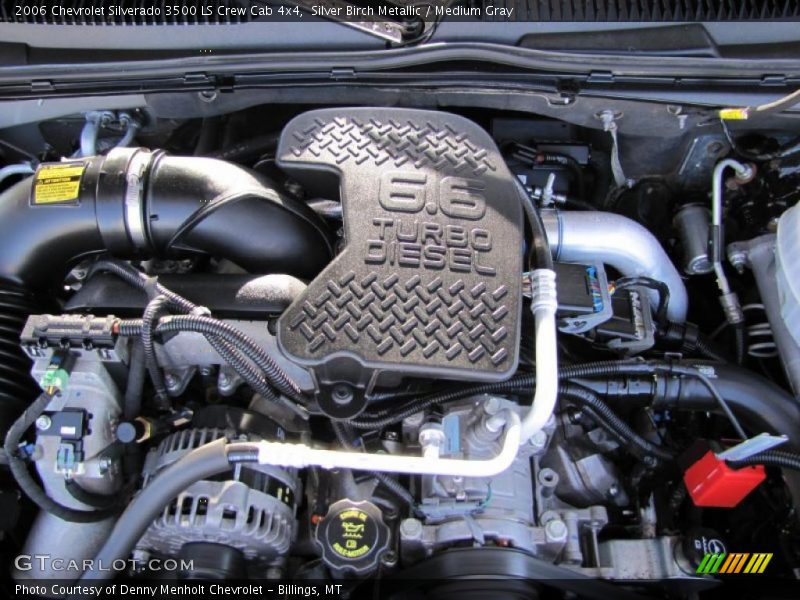 Silver Birch Metallic / Medium Gray 2006 Chevrolet Silverado 3500 LS Crew Cab 4x4
