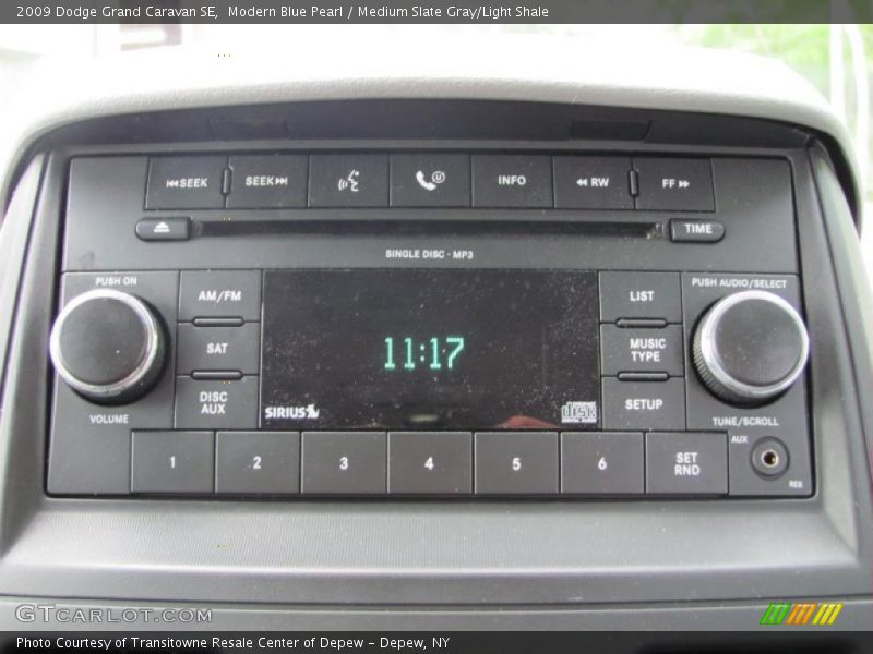 Modern Blue Pearl / Medium Slate Gray/Light Shale 2009 Dodge Grand Caravan SE