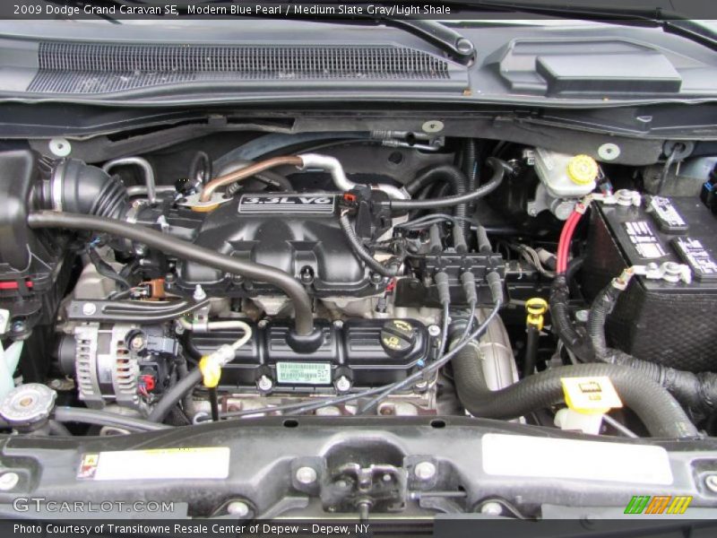 Modern Blue Pearl / Medium Slate Gray/Light Shale 2009 Dodge Grand Caravan SE