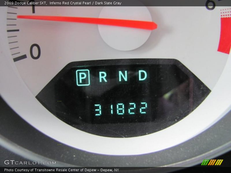 Inferno Red Crystal Pearl / Dark Slate Gray 2009 Dodge Caliber SXT