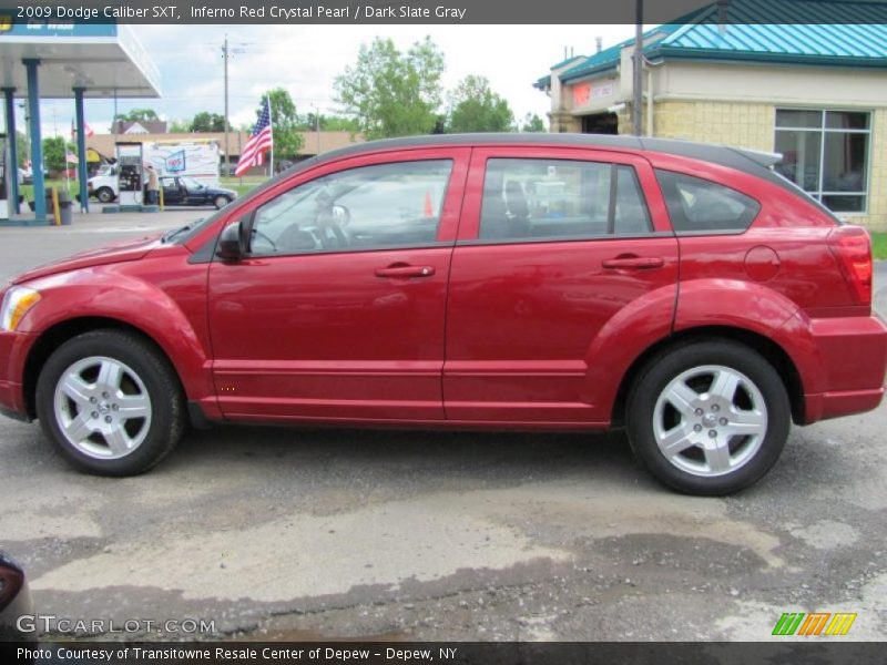 Inferno Red Crystal Pearl / Dark Slate Gray 2009 Dodge Caliber SXT