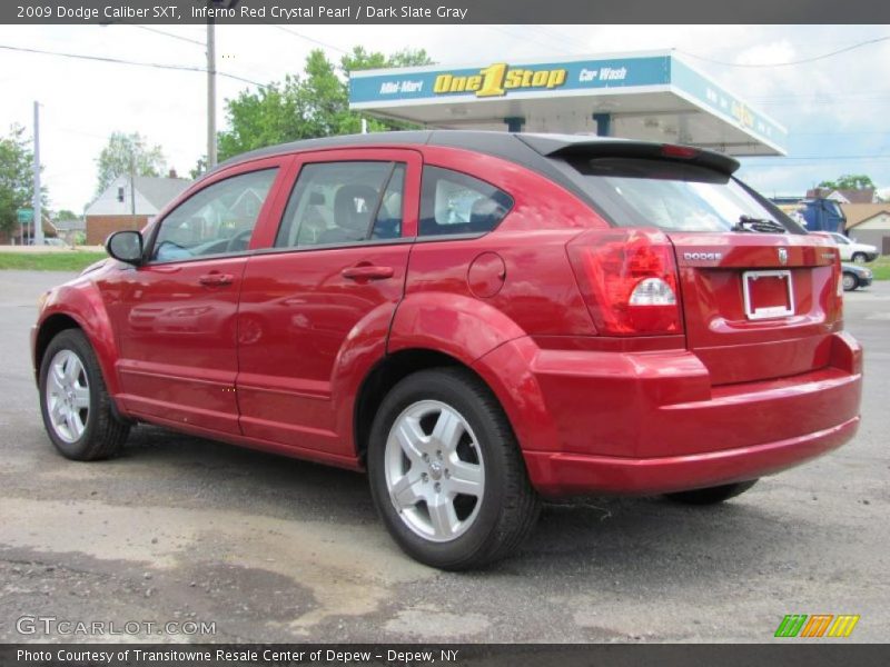 Inferno Red Crystal Pearl / Dark Slate Gray 2009 Dodge Caliber SXT