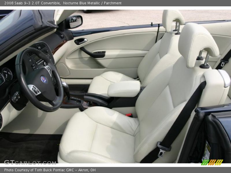 Nocturne Blue Metallic / Parchment 2008 Saab 9-3 2.0T Convertible