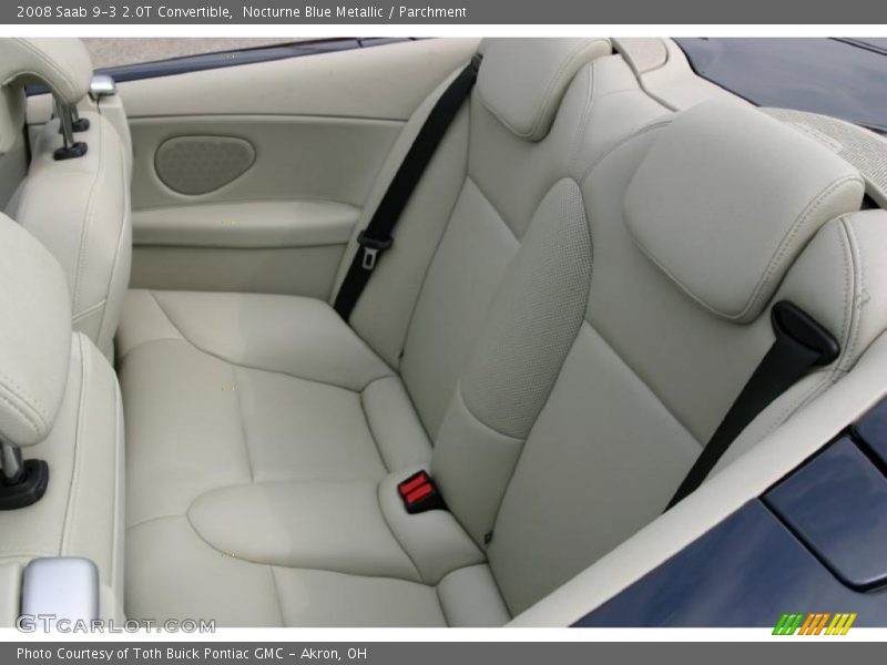Nocturne Blue Metallic / Parchment 2008 Saab 9-3 2.0T Convertible