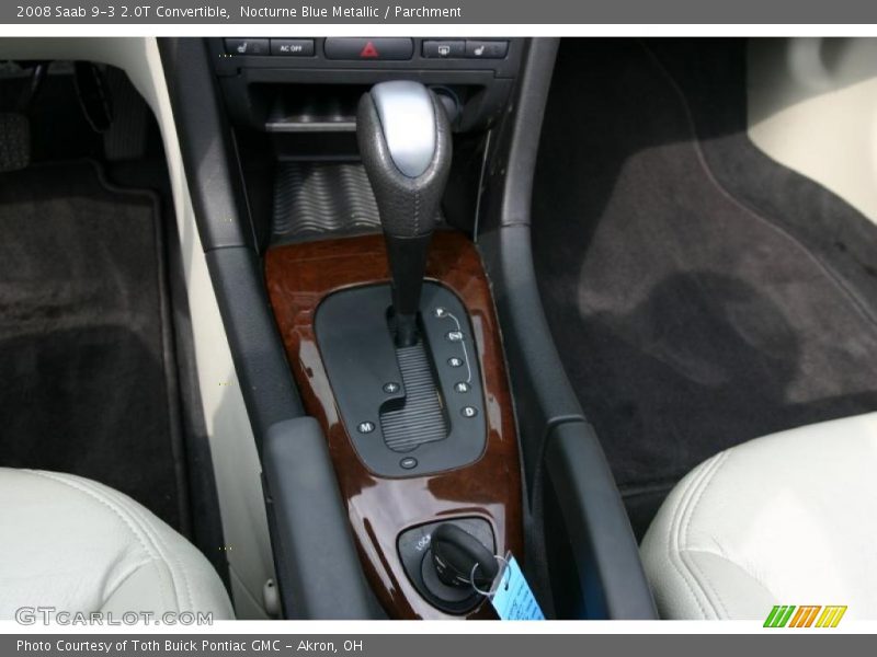 Nocturne Blue Metallic / Parchment 2008 Saab 9-3 2.0T Convertible