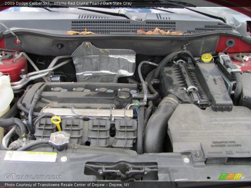 Inferno Red Crystal Pearl / Dark Slate Gray 2009 Dodge Caliber SXT