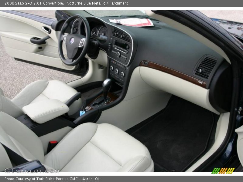 Nocturne Blue Metallic / Parchment 2008 Saab 9-3 2.0T Convertible