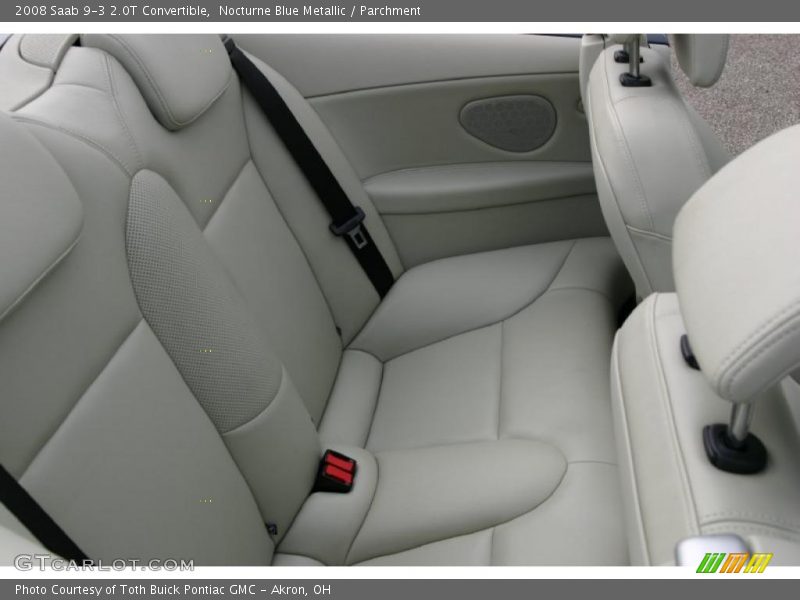 Nocturne Blue Metallic / Parchment 2008 Saab 9-3 2.0T Convertible