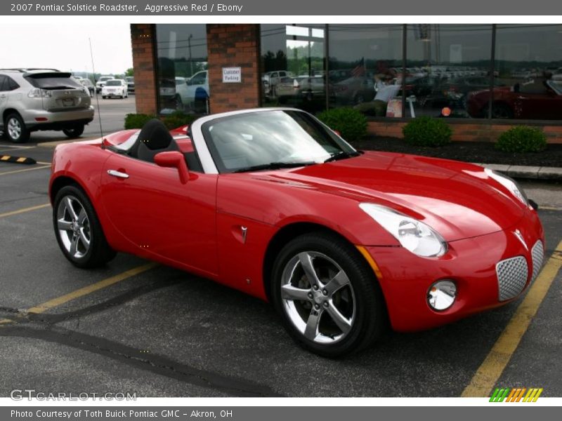 Aggressive Red / Ebony 2007 Pontiac Solstice Roadster