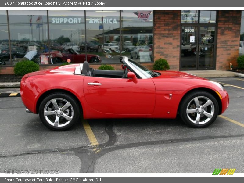 Aggressive Red / Ebony 2007 Pontiac Solstice Roadster