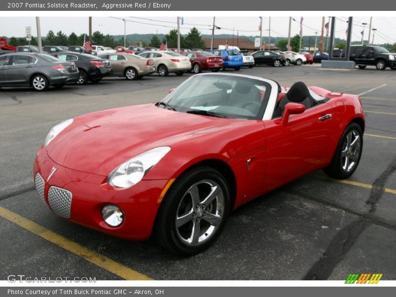 Aggressive Red / Ebony 2007 Pontiac Solstice Roadster