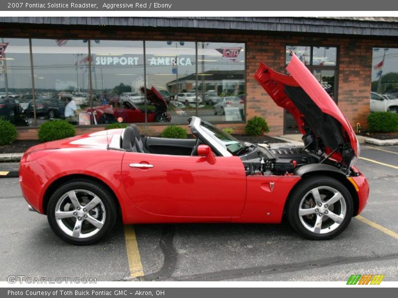 Aggressive Red / Ebony 2007 Pontiac Solstice Roadster