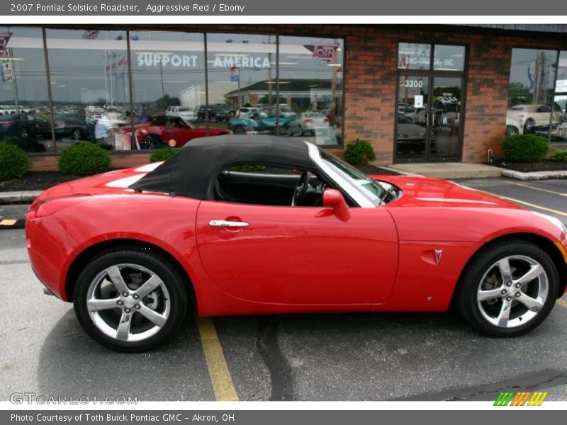 Aggressive Red / Ebony 2007 Pontiac Solstice Roadster