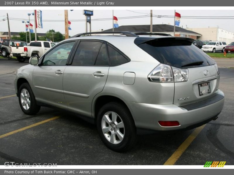 Millennium Silver Metallic / Light Gray 2007 Lexus RX 350 AWD