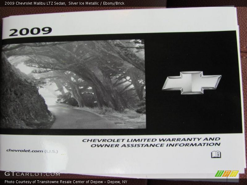 Silver Ice Metallic / Ebony/Brick 2009 Chevrolet Malibu LTZ Sedan