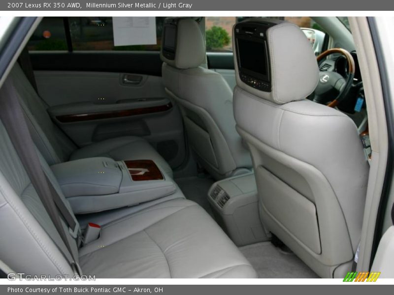 Millennium Silver Metallic / Light Gray 2007 Lexus RX 350 AWD