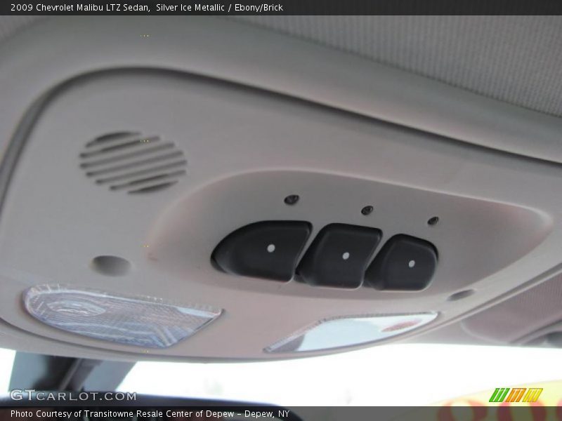Silver Ice Metallic / Ebony/Brick 2009 Chevrolet Malibu LTZ Sedan