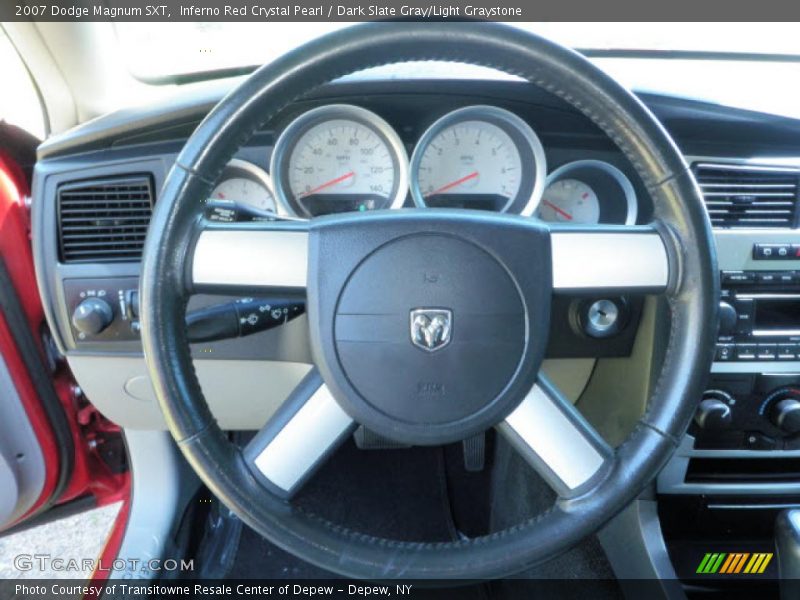 Inferno Red Crystal Pearl / Dark Slate Gray/Light Graystone 2007 Dodge Magnum SXT