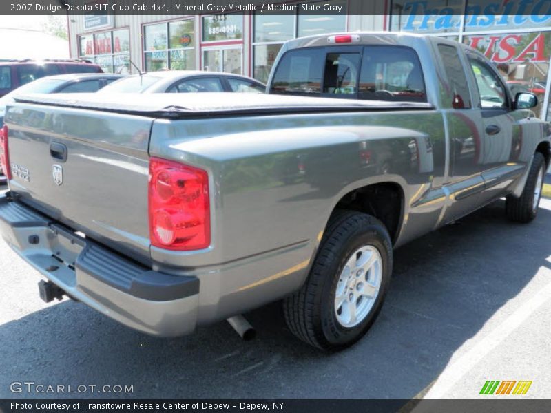 Mineral Gray Metallic / Medium Slate Gray 2007 Dodge Dakota SLT Club Cab 4x4