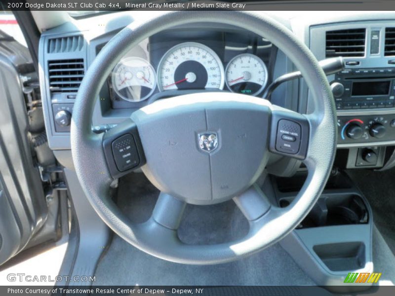 Mineral Gray Metallic / Medium Slate Gray 2007 Dodge Dakota SLT Club Cab 4x4