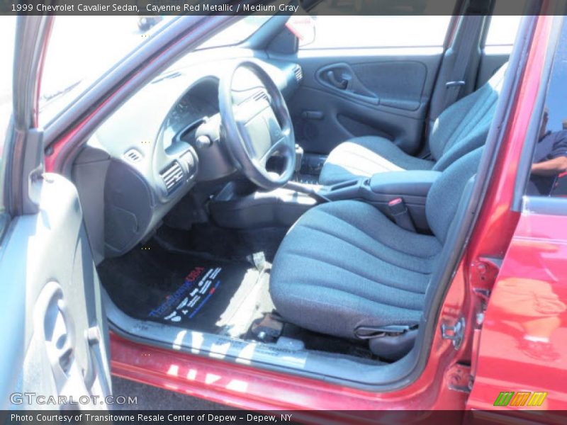 Cayenne Red Metallic / Medium Gray 1999 Chevrolet Cavalier Sedan