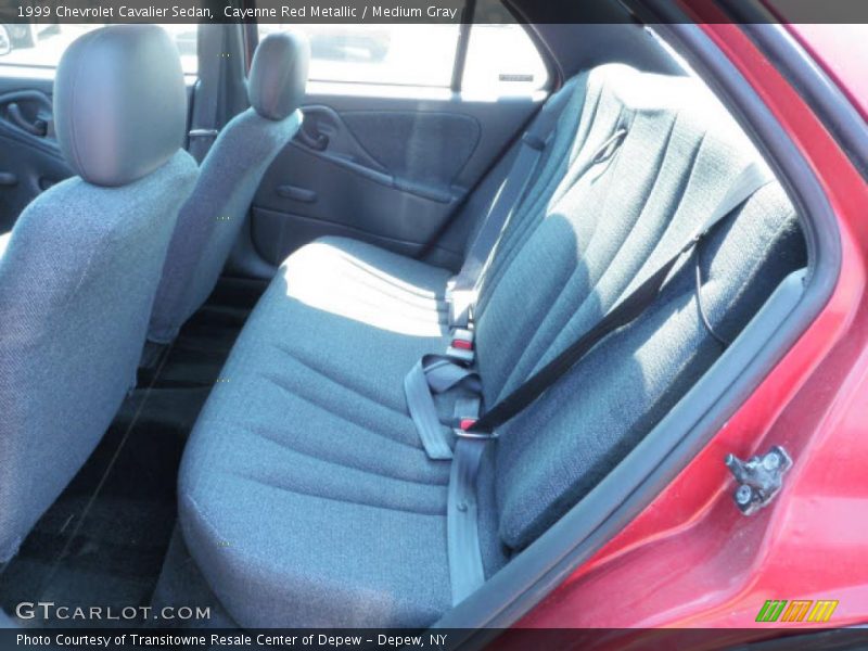 Cayenne Red Metallic / Medium Gray 1999 Chevrolet Cavalier Sedan