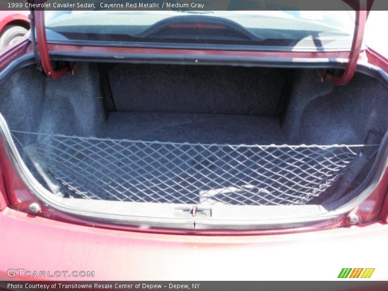 Cayenne Red Metallic / Medium Gray 1999 Chevrolet Cavalier Sedan