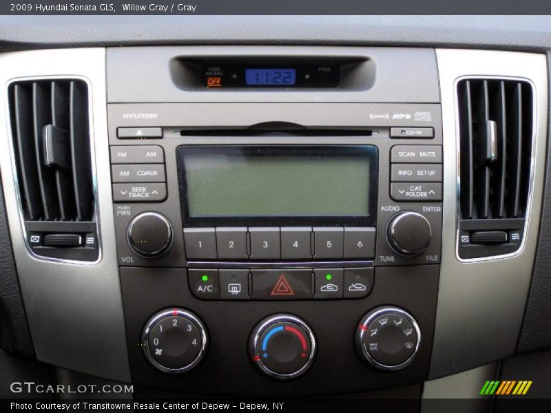 Willow Gray / Gray 2009 Hyundai Sonata GLS
