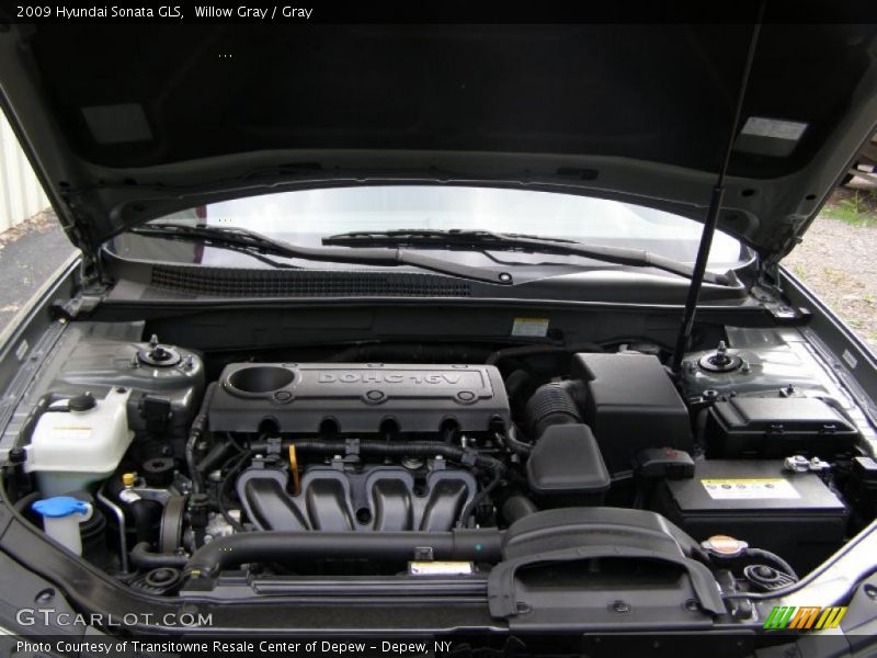 Willow Gray / Gray 2009 Hyundai Sonata GLS
