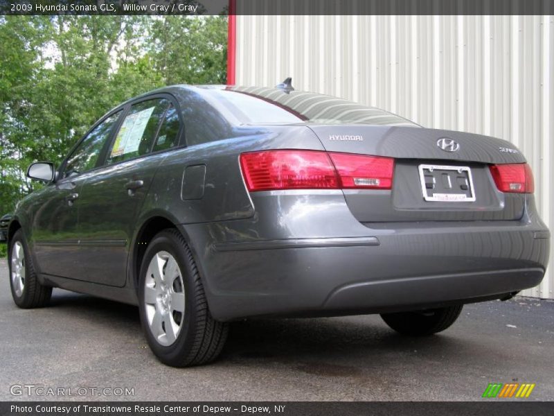 Willow Gray / Gray 2009 Hyundai Sonata GLS