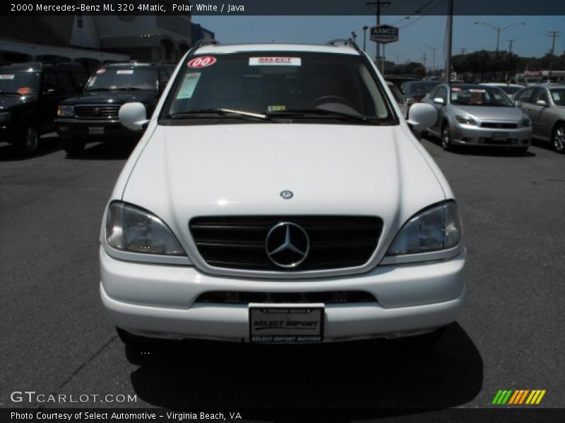 Polar White / Java 2000 Mercedes-Benz ML 320 4Matic
