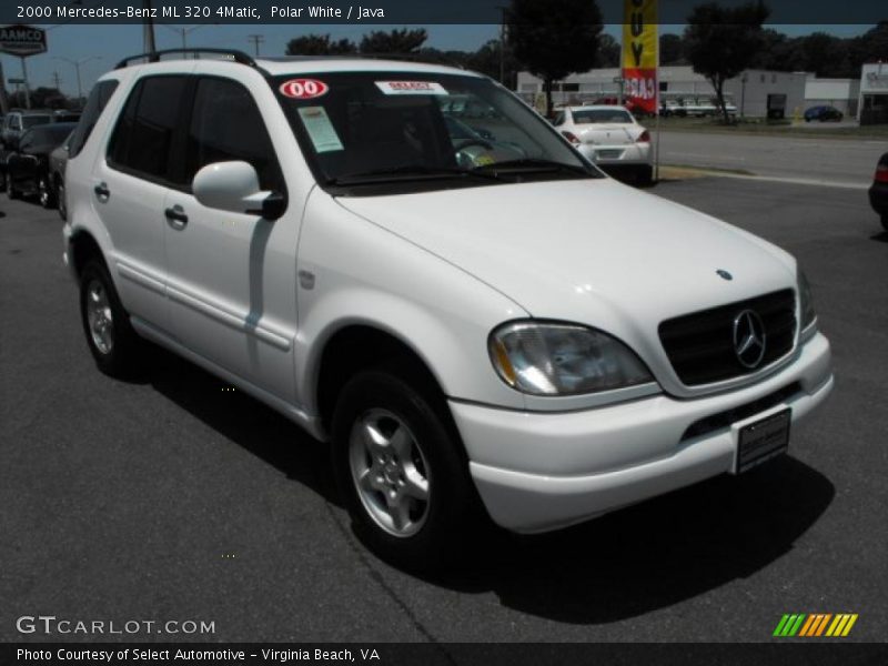 Polar White / Java 2000 Mercedes-Benz ML 320 4Matic