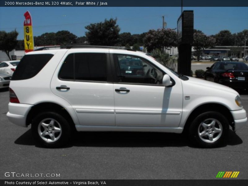 Polar White / Java 2000 Mercedes-Benz ML 320 4Matic