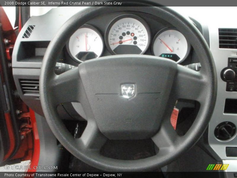 Inferno Red Crystal Pearl / Dark Slate Gray 2008 Dodge Caliber SE