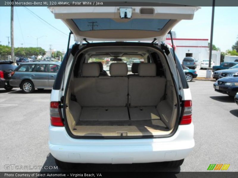 Polar White / Java 2000 Mercedes-Benz ML 320 4Matic