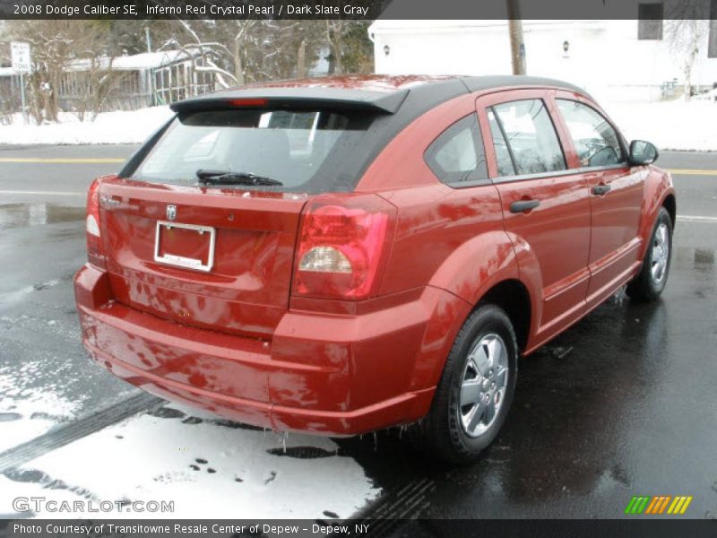 Inferno Red Crystal Pearl / Dark Slate Gray 2008 Dodge Caliber SE