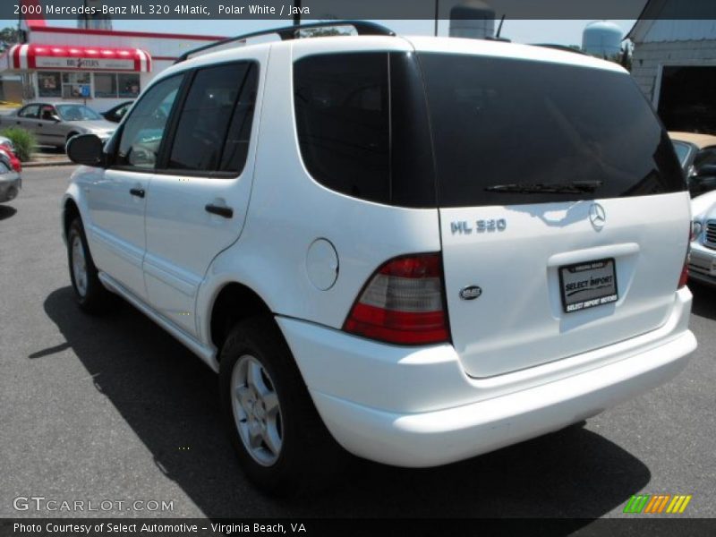 Polar White / Java 2000 Mercedes-Benz ML 320 4Matic