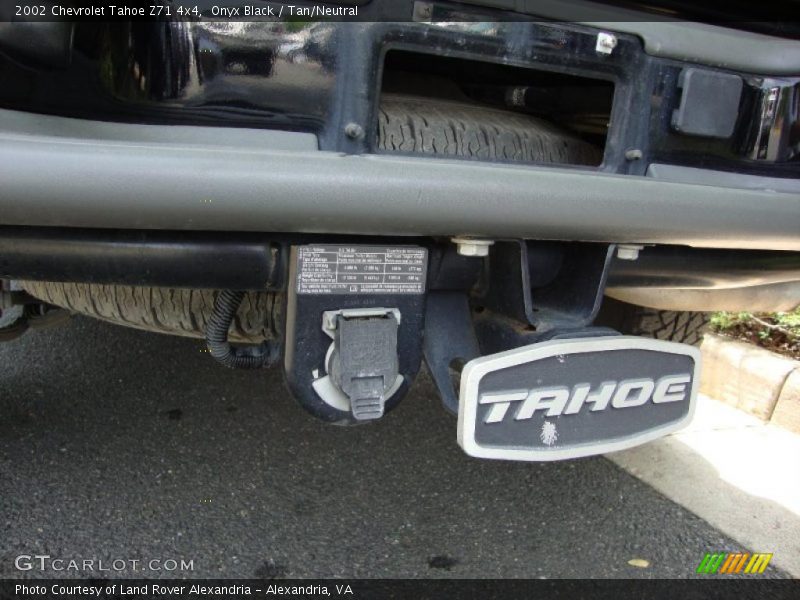 Onyx Black / Tan/Neutral 2002 Chevrolet Tahoe Z71 4x4