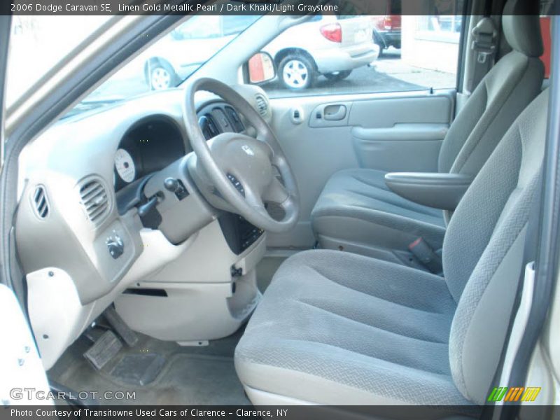 Linen Gold Metallic Pearl / Dark Khaki/Light Graystone 2006 Dodge Caravan SE