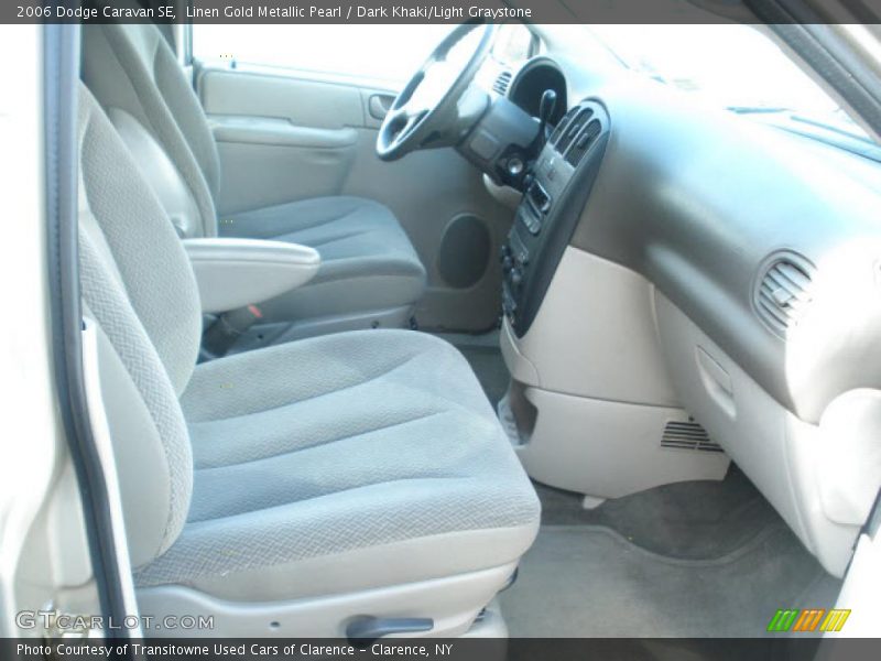 Linen Gold Metallic Pearl / Dark Khaki/Light Graystone 2006 Dodge Caravan SE