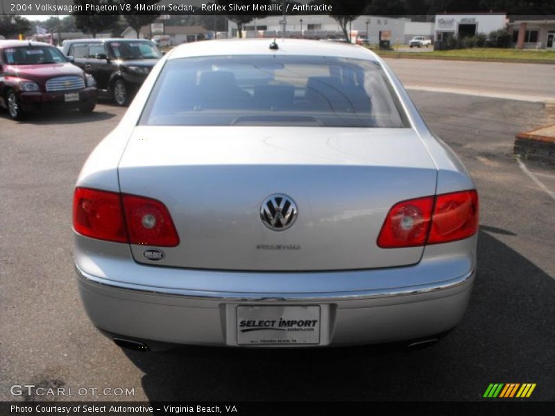 Reflex Silver Metallic / Anthracite 2004 Volkswagen Phaeton V8 4Motion Sedan