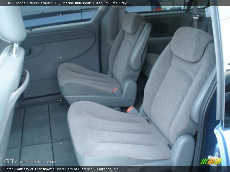 Marine Blue Pearl / Medium Slate Gray 2007 Dodge Grand Caravan SXT