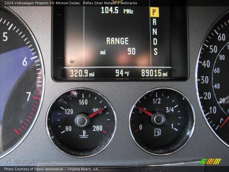Reflex Silver Metallic / Anthracite 2004 Volkswagen Phaeton V8 4Motion Sedan