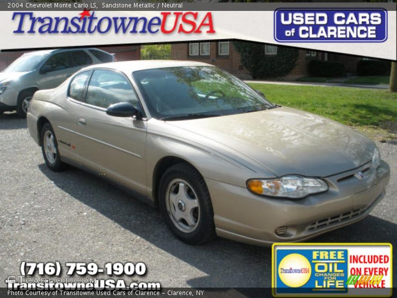 Sandstone Metallic / Neutral 2004 Chevrolet Monte Carlo LS